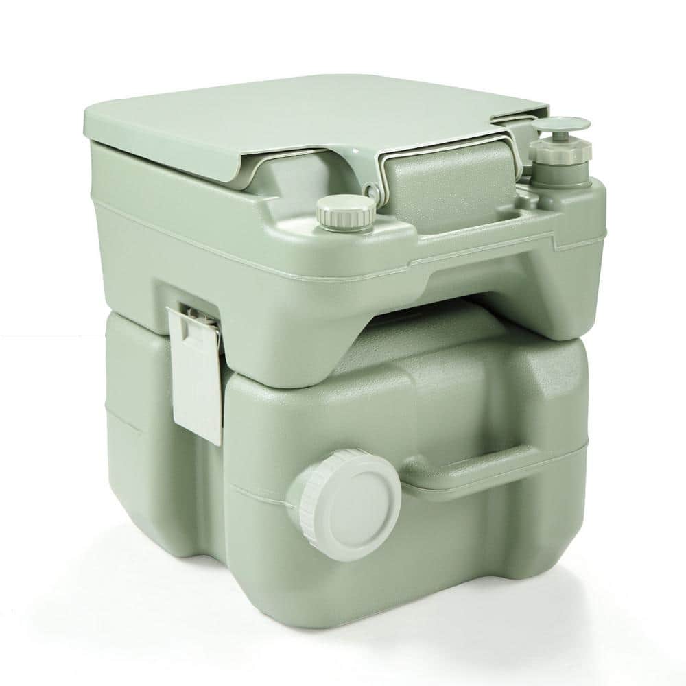 5 Gal. Portable Toilet, Flush Potty, Travel Camping Outdoor