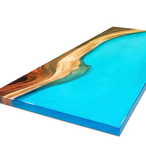 WiseBond - 1.5 gal. Clear Deep Pour 2 in. Thick Single Pour 2:1 Ratio River Table Epoxy (Kit)