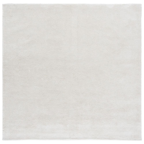 SAFAVIEH Carmine 6 ft. x 6 ft. Ivory Modern Solid square Area Rug ...