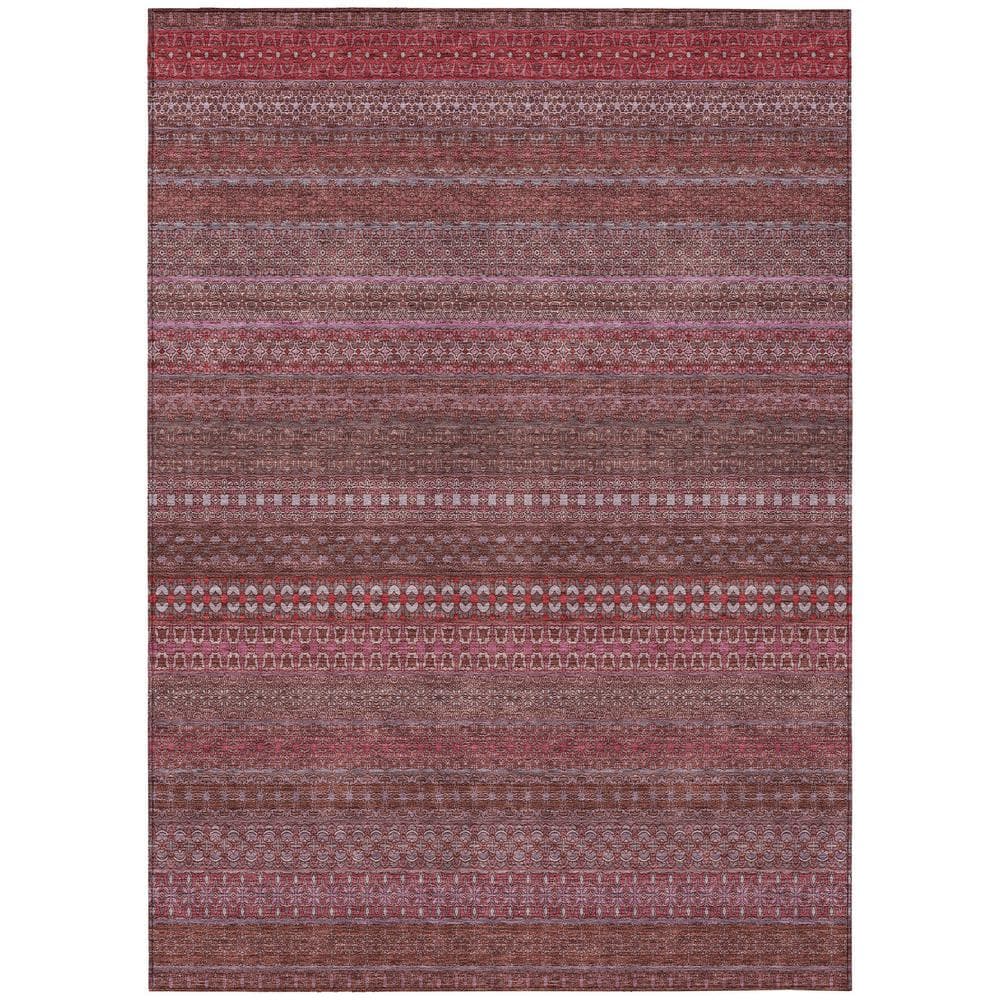 Chantille ACN527 Merlot 2 ft. 6 in. x 3 ft. 10 in. Machine Washable Indoor/Outdoor Geometric Area Rug price history on PriceWatchPro