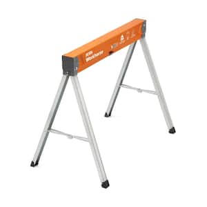 Stanley 29 in. Folding Metal Sawhorse STST11154 - The Home Depot