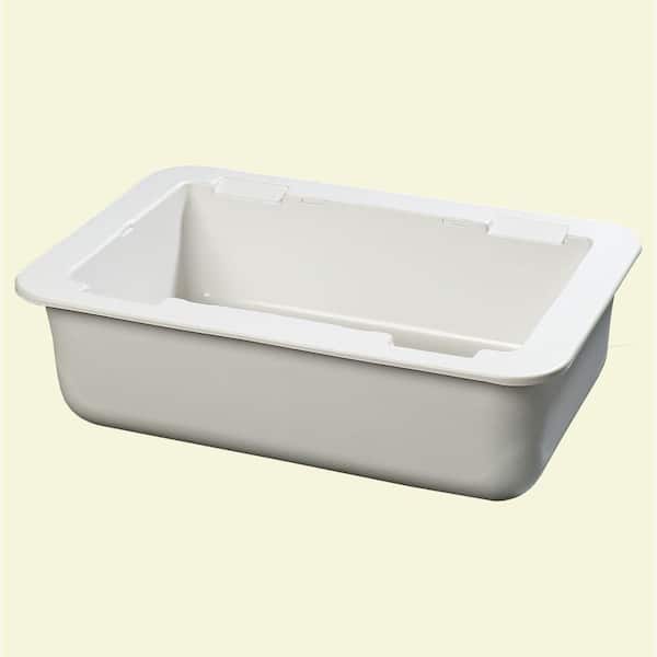 Carlisle 6 in. Deep Full Size Cold Pan in White