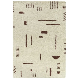 Rupa Wine 6 ft. 7 in. x 9 ft. Tribal Area Rug