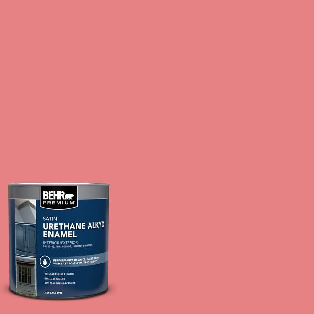 1 qt. #P170-4 Sugar Poppy Satin Enamel Urethane Alkyd Interior/Exterior Paint price history on PriceWatchPro