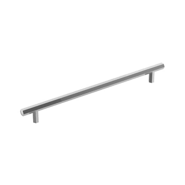 Amerock Caliber 10-1/16 in. (256mm) Modern Polished Chrome Bar Cabinet Pull
