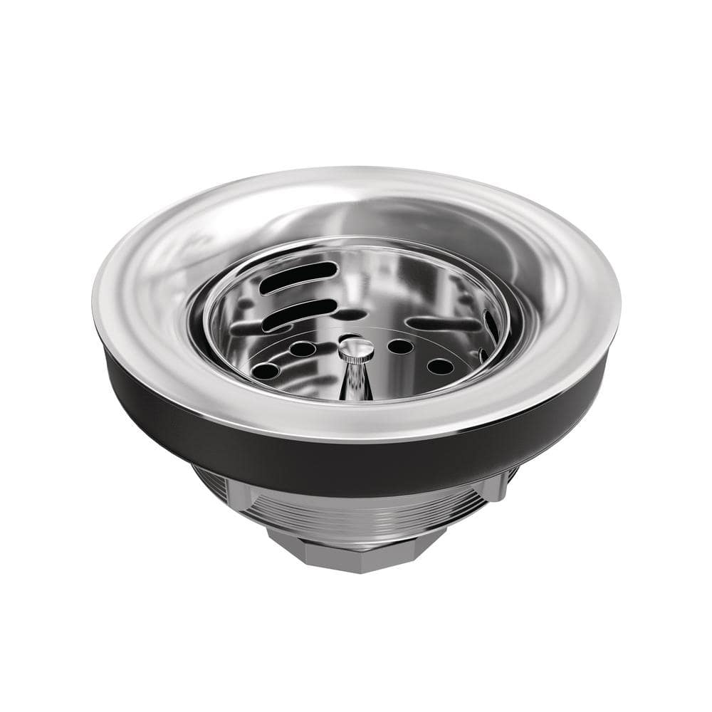 JONES STEPHENS Junior Duo Basket Strainer for 1-3/4 in. Bar Sink in  Stainless Steel B02050 - The Home Depot