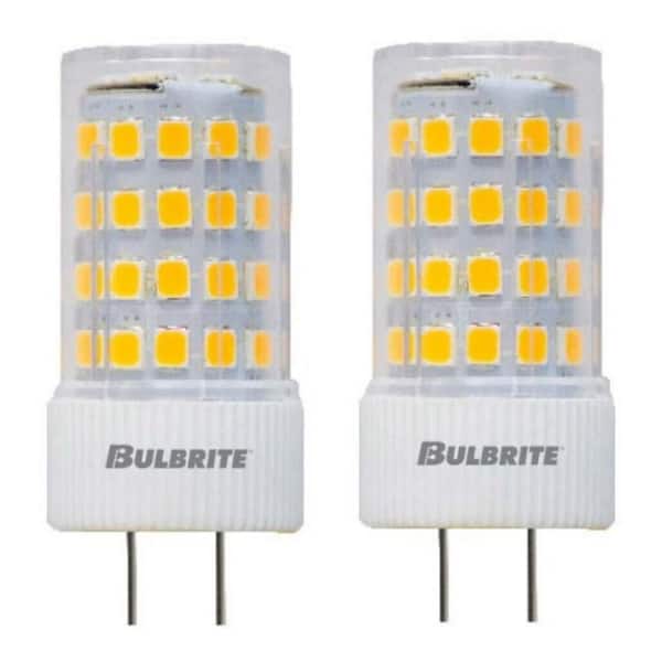 60 - Watt Equivalent Soft White Light T7 (GY6.35) Bi-Pin, Dimmable Clear LED Light Bulb 3000K (2-Pack)