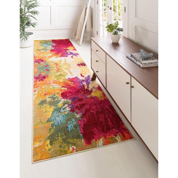 Estrella Apollo Multi 2' 8 x 10' 0 Runner Rug
