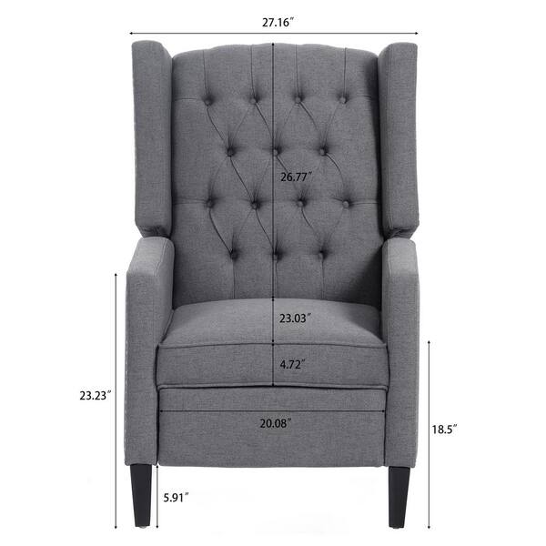 TIRAMISUBEST TD Garden Solid Wood Lounge Adjustable Outdoor