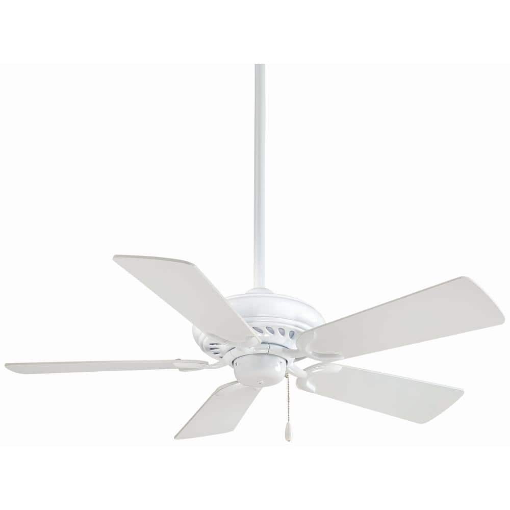 MINKA-AIRE Supra 44 in. Indoor White Ceiling Fan F563-WH MINKA-AIRE Supra 44 in. Indoor White Ceiling Fan F563-WH