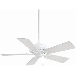 Supra 44 in. Indoor White Ceiling Fan