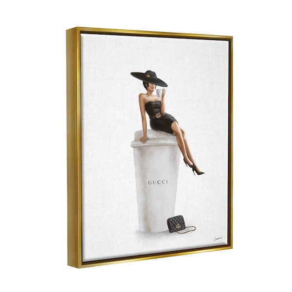  Fashion and Glam Framed Wall Art Canvas Prints 'Solid