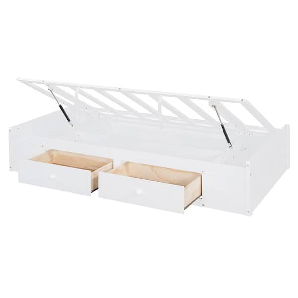 Harper & Bright Designs Multi-functional White Twin over