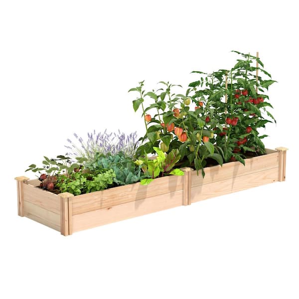 Greenes Fence 2 ft. x 8 ft. x 11 in. Premium Cedar Raised Garden Bed