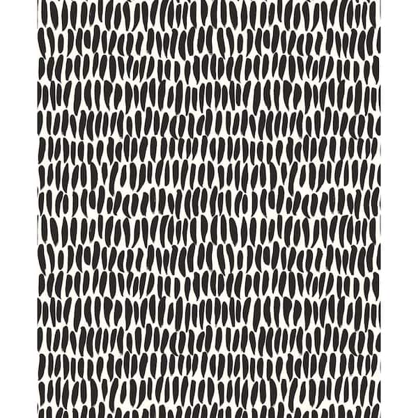 Seabrook Designs Inkwell Brushwork Nonwoven Paper Non-Pasted Wallpaper Roll (Covers 57.5 sq. ft.)