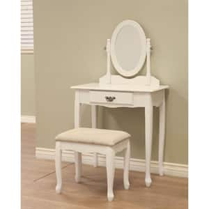 3-Piece White Vanity Set