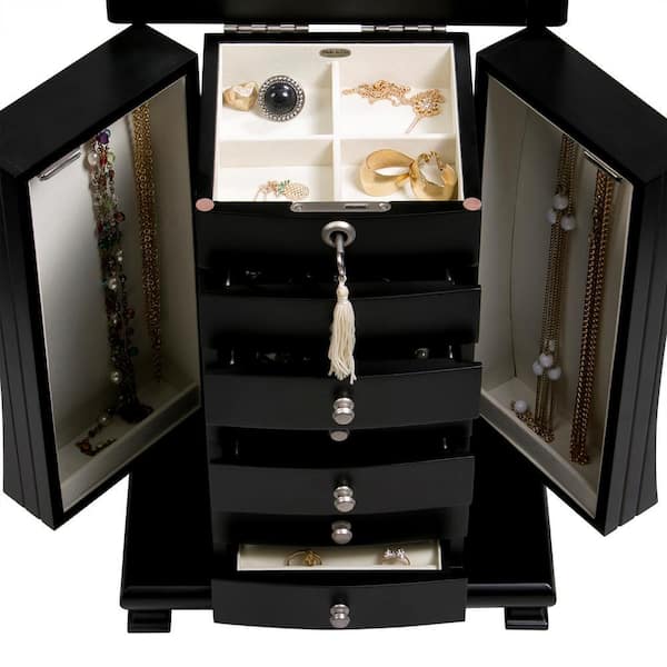 Mele & Co Layla Java Finish Wooden Jewelry Box 0086511 - The Home