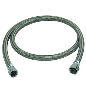 1/2 in. Compression x 1/2 in. FIP x 48 in. Braided Polymer Dishwasher Supply Line