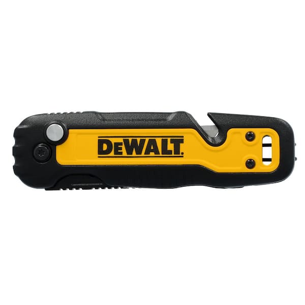 DEWALT - Push and Flip Folding Lock-Back Utility Knife with Blade Storage