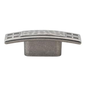 2-1/2 in. Weathered Nickel Hammered Mission Style Cabinet Knob (10-Pack)