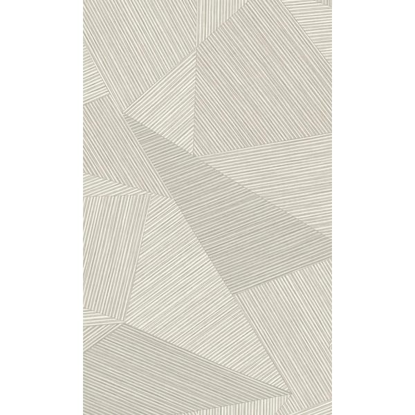 Walls Republic Anew Gray Simple Geometric Panel Printed Non-Woven Paper Non-Pasted Textured Wallpaper 60.75 sq. ft.