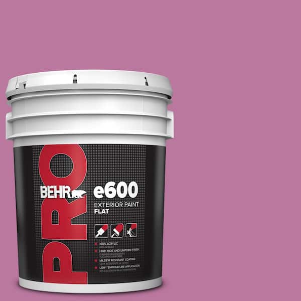 BEHR PRO 5 gal. #690B-5 Valentine Heart Flat Exterior Paint