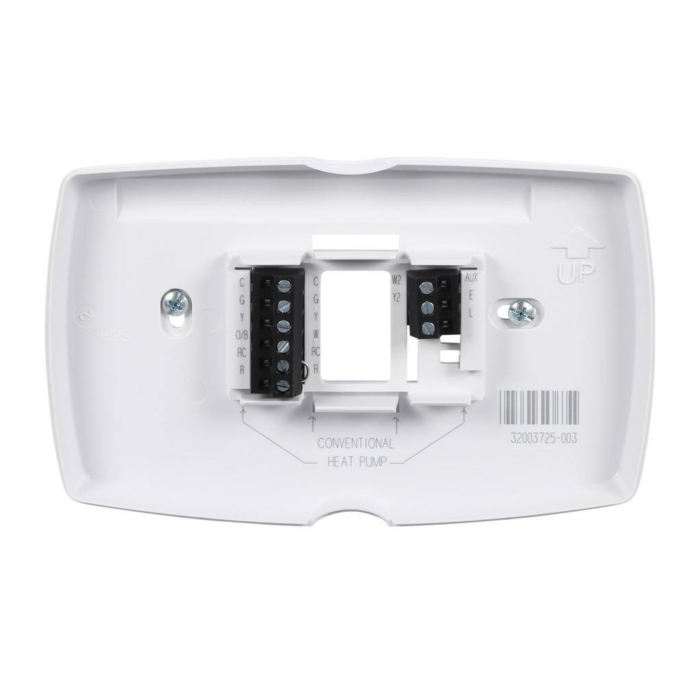 Large White Digital Touchscreen Programmable Thermostat
