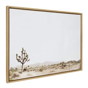 Lone Joshua Tree by Amy Peterson Framed Nature Canvas Wall Art Print 28.00 in. x 38.00 in.