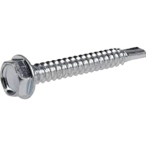 #10 x 1-1/2 in. External Hex Drive Hex-Head Self-Drilling Screw 1 lb.-Box (106-Piece)