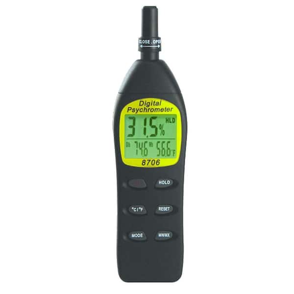 General Tools Digital HVAC Psychrometer with Temperature Port