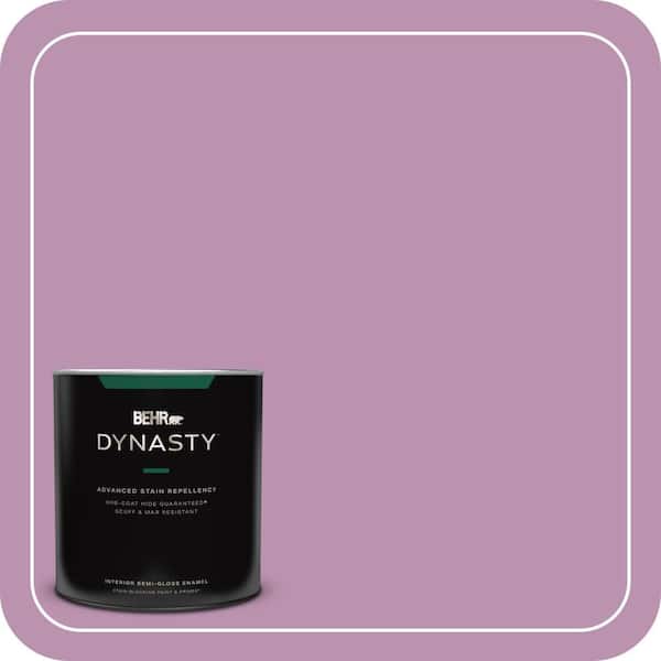 1 qt. Home Decorators Collection #HDC-MD-10 Blooming Lilac Semi-Gloss Enamel Interior Stain-Blocking Paint & Primer