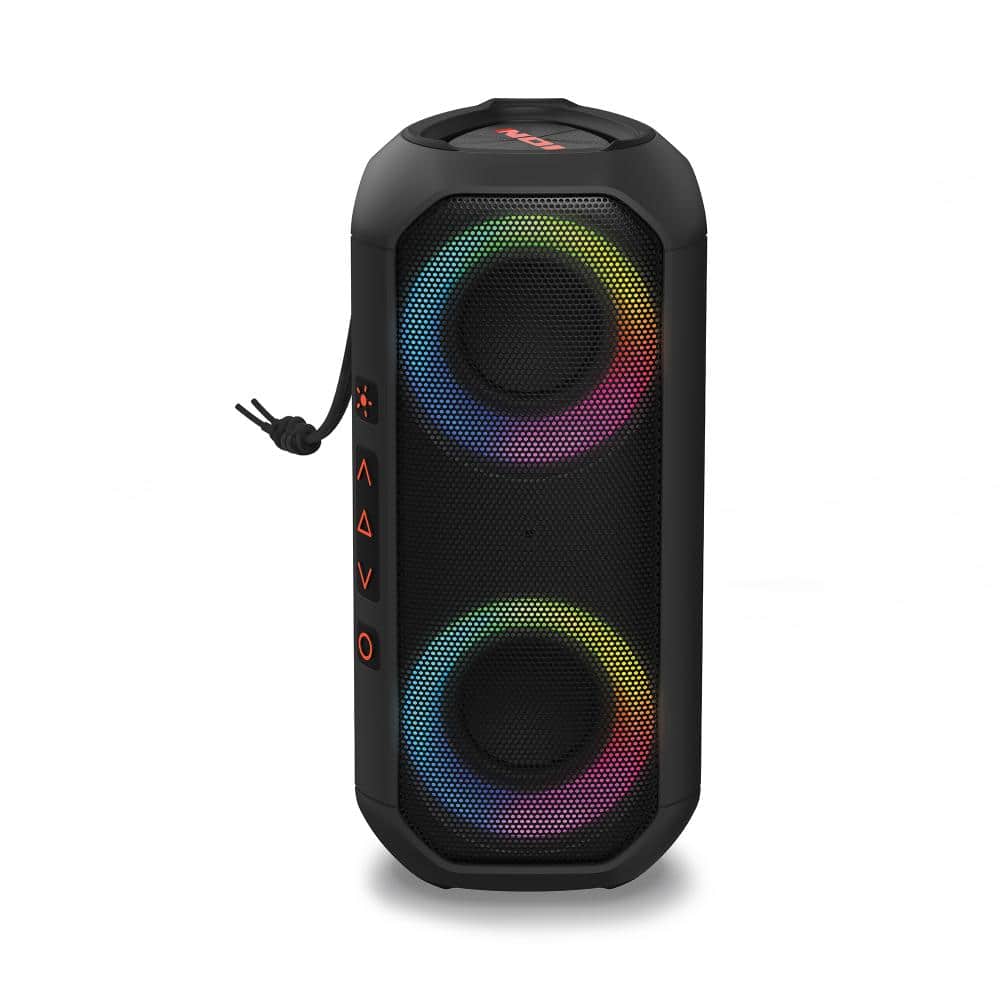 ION Audio Uber Boom All-Weather Bluetooth®️-Enabled Wireless Speaker with Lights and Stereo-Link™