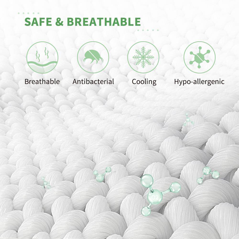12 in. Medium Hybrid Memory Foam and Innerspring Mattress Tight Top Full Size Mattress - thumbnail 8