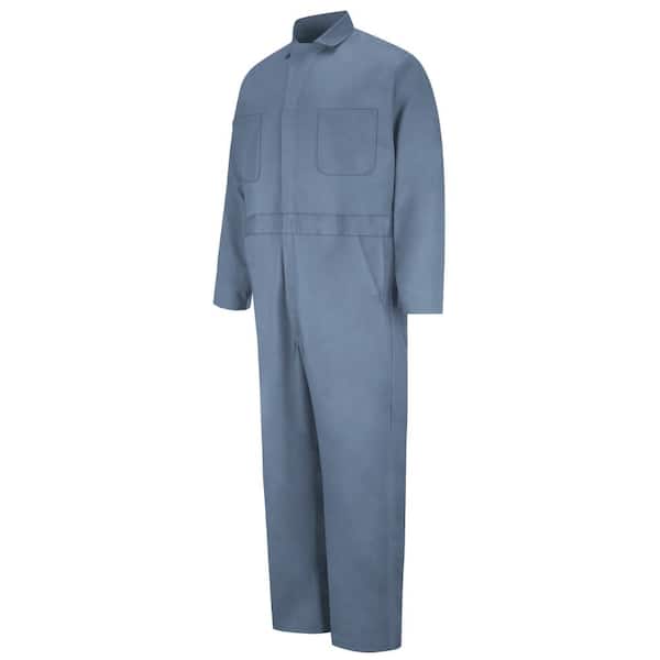 Red Kap Men's Size 42 Postman Blue Button Front Cotton Coverall