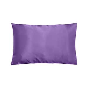 Deep Lavender Satin Standard Pillowcase