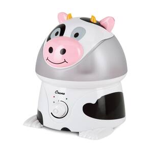 1 Gal. Adorable Ultrasonic Cool Mist Humidifier for Medium to Large Rooms up to 500 sq. ft. - Cow