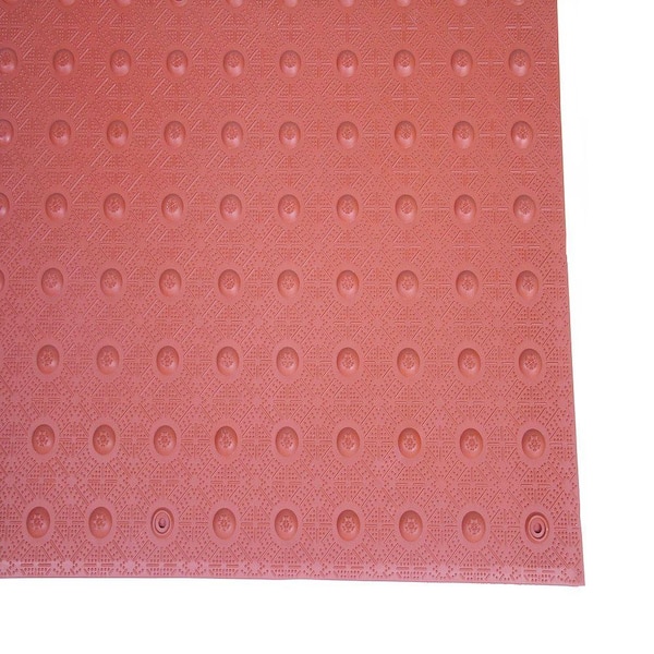 DWT Tough-EZ Tile 3 ft. x 4 ft. Red Detectable Warning Tile