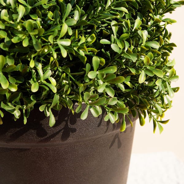DR.Planzen 3 ft. Artificial Boxwood Spiral Topiary Trees Large