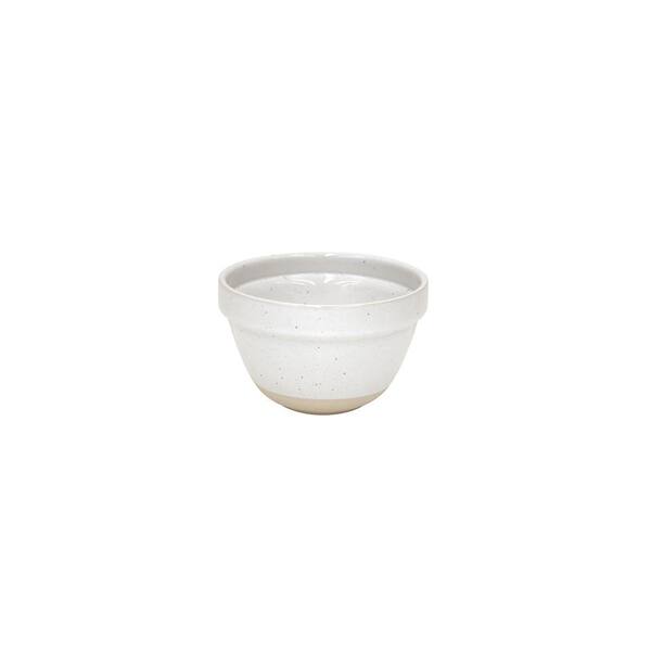 CASAFINA Fattoria 6.75 in. 41 fl. oz. White Ceramic Stoneware Serving Bowl