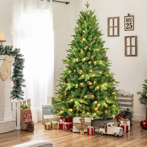 Christmas Tree 7ft store Pine With Artificial