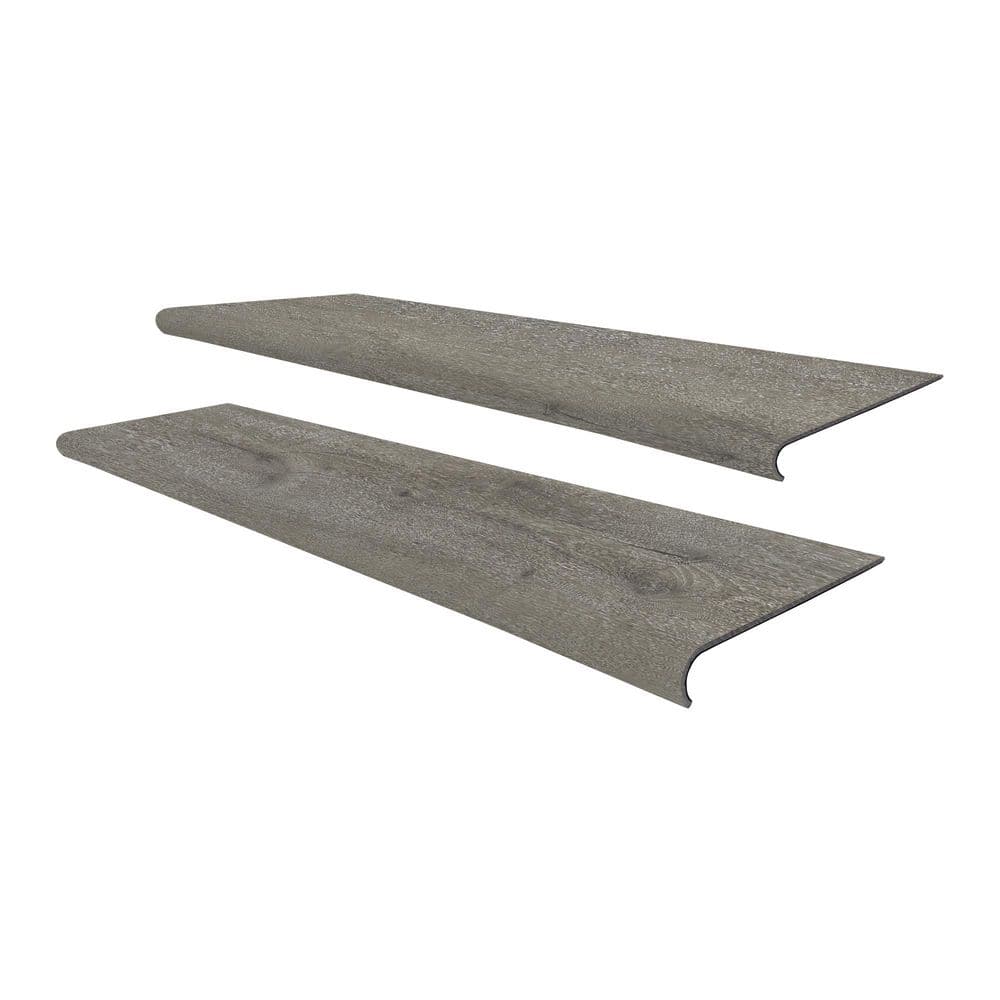 DOTFLOOR London Plane 5 mm. T x 48 in. L x 12.2 in. W Vinyl Stair