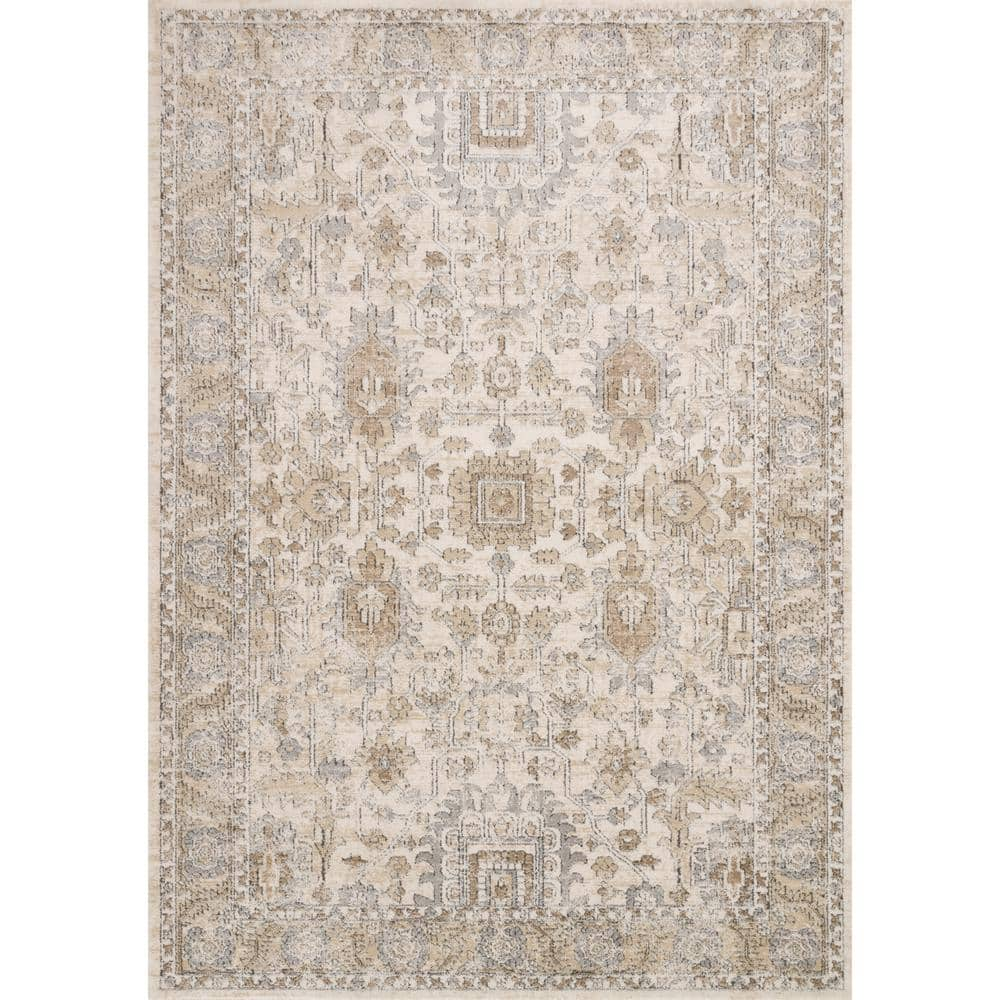 Loloi II Teagan Oriental Ivory / Sand Area Rug