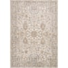 LOLOI II Teagan Ivory/Sand 9 ft. 9 in. x 13 ft. 6 in. Traditional Area ...