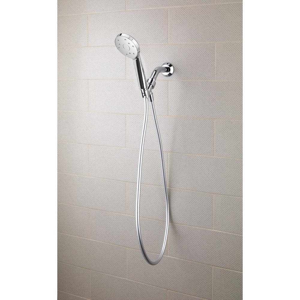 Kiri Chrome Adjustable Wall Mounted Handheld Shower Head