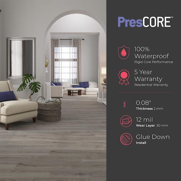 Lucida USA PresCore Carrara 12-in x 24-in Waterproof Luxury Flooring (36-sq ft) Lucida USA PresCore Carrara 12-in x 24-in Waterproof Luxury Flooring (36-sq ft)