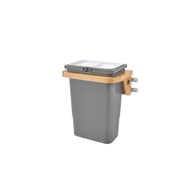 Trash, Recycling & Compost RevAShelf 80103141515Liter Stainless