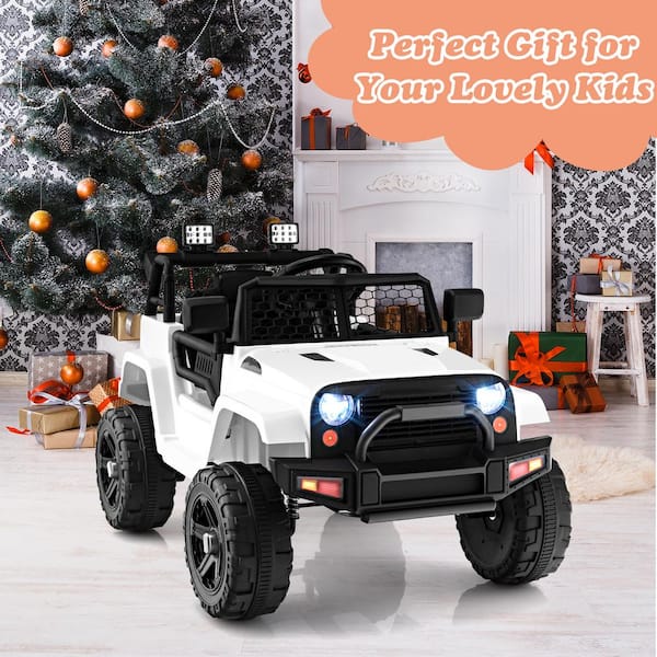 HONEY JOY 10.5 in. Kids Ride On Car Electric Vehicle Jeep with