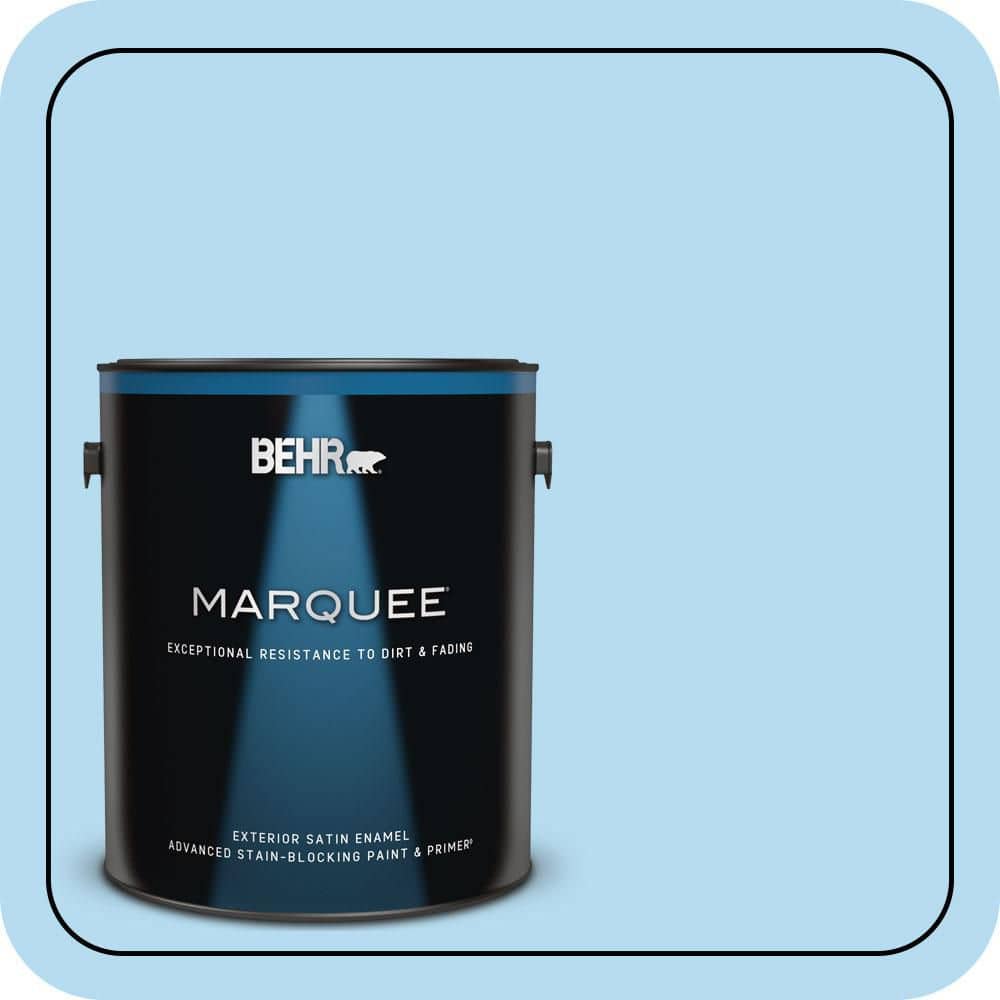 1 gal. #P500-2 Seashore Dreams Satin Enamel Exterior Paint & Primer product image for price tracking