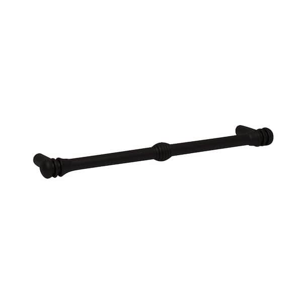 Charlotte 6 in. (152 mm) Center-to-Center Traditional Matte Black Bar Drawer Pull