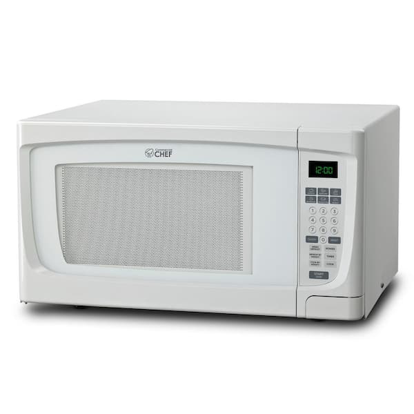 Commercial CHEF 1.6 cu. ft. Countertop Microwave White